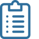 icon of schedule clipboard