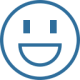 Icon of smiling face